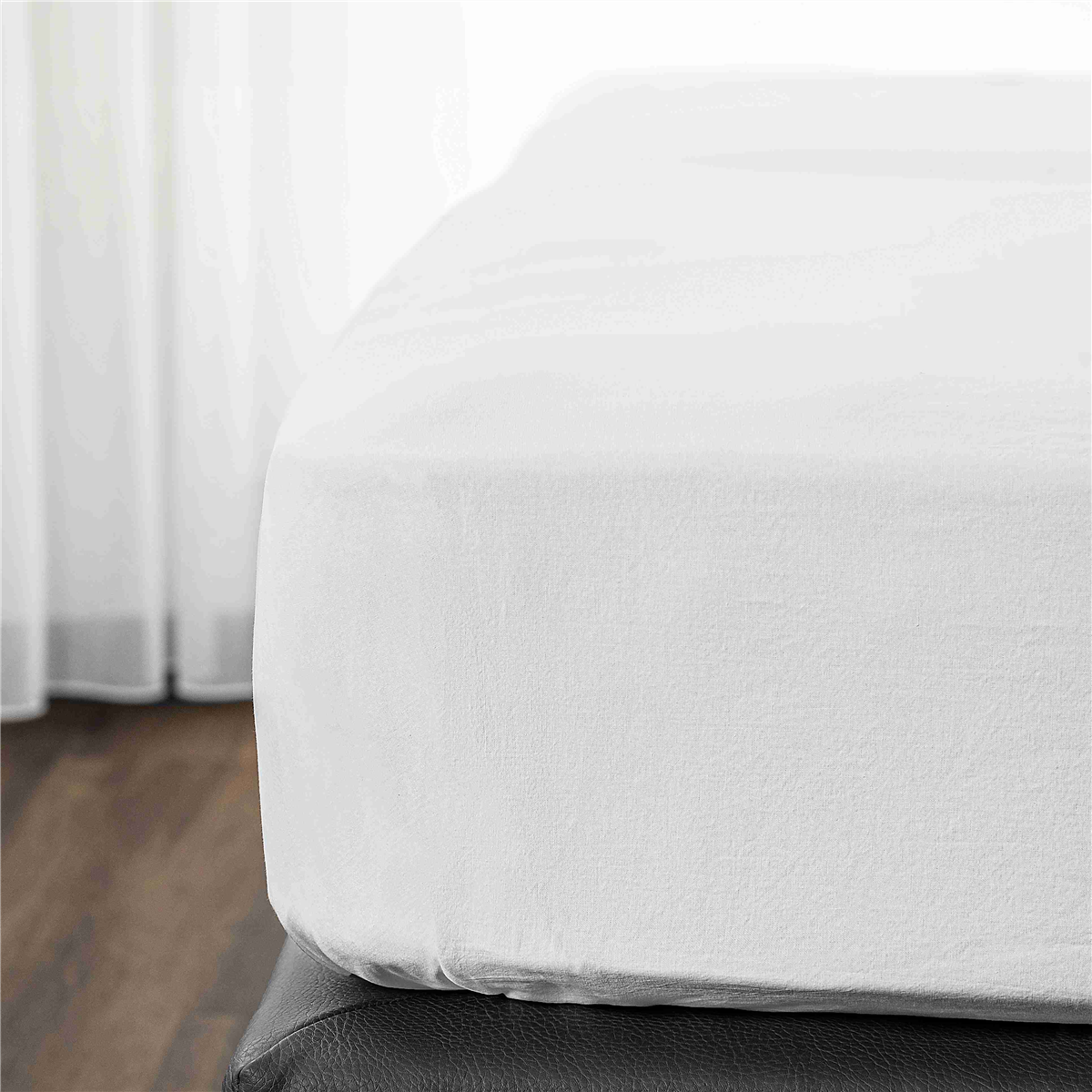 Bettlaken Popline 100% BW 180 x 310 cm