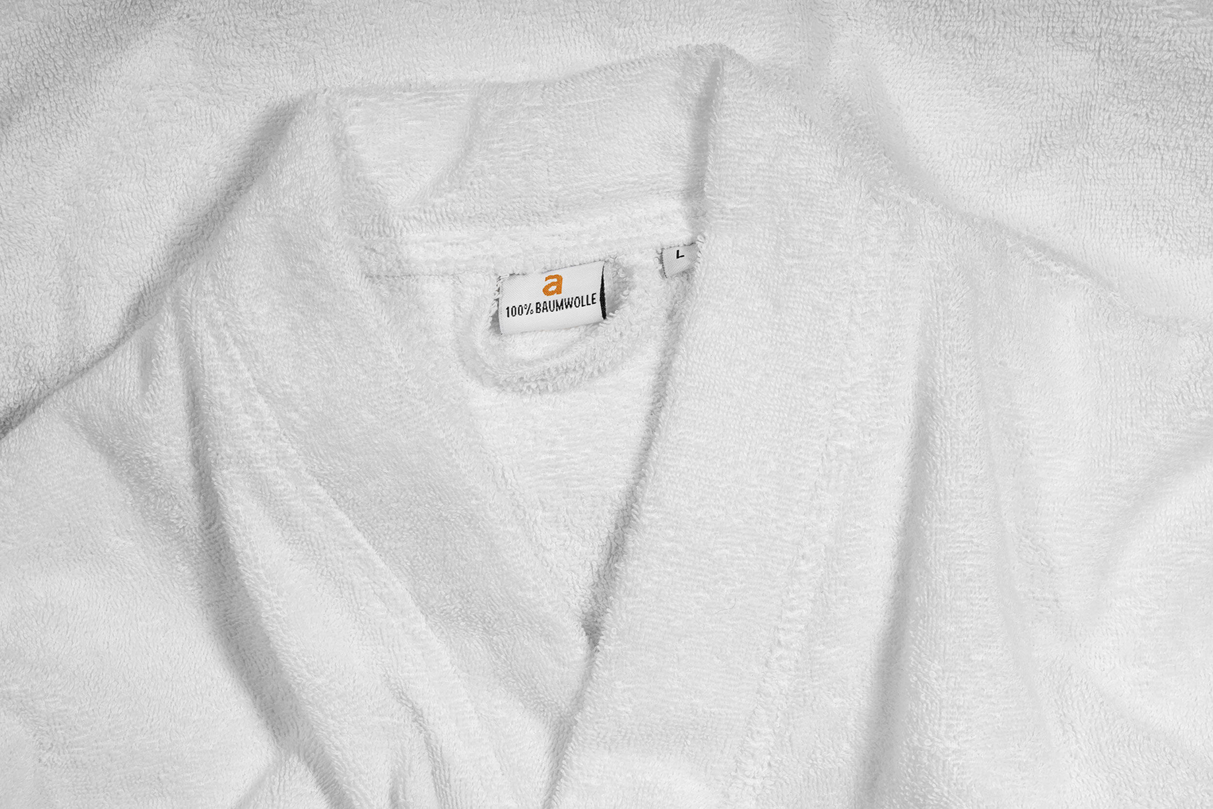 Bademantel,Kimono - M - 360 g/m², weiß 90% Baumwolle - 10% Polyester