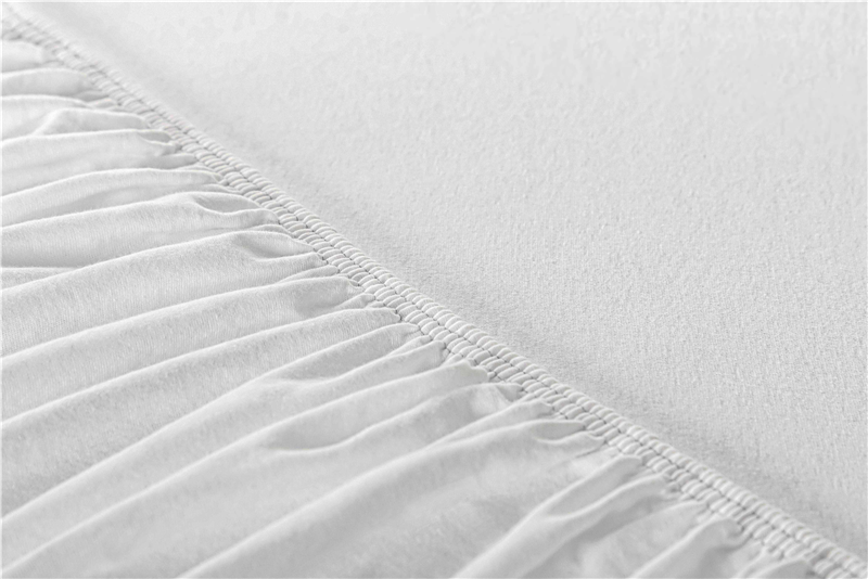 Spannbettlaken, Interlock 210 g/qm BW/PES 200x200+30cm, 50/50