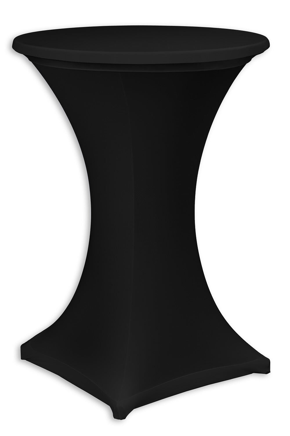Stehtischhusse Nizza stretch 70 cm schwarz