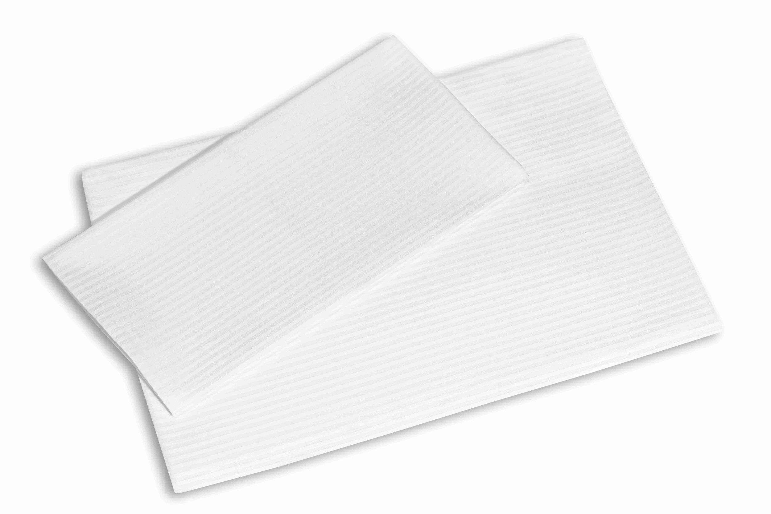 Elba - 4mm Streifen Kissenbezug 80 x 60 cm  weiß