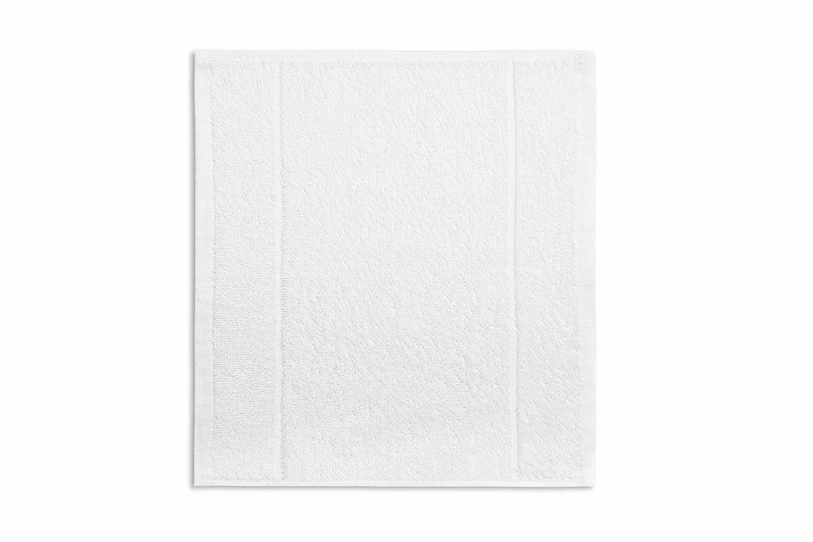 Badzubehör Seiflappen 30 x 30 cm, weiß - 400 g/m²