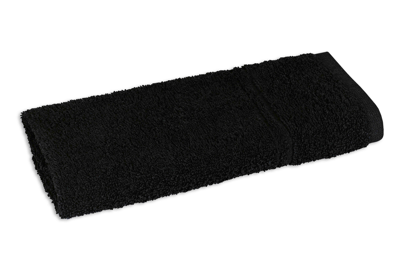 Gästetuch Rio 30x50cm - 450 g/m² schwarz, 100%BW