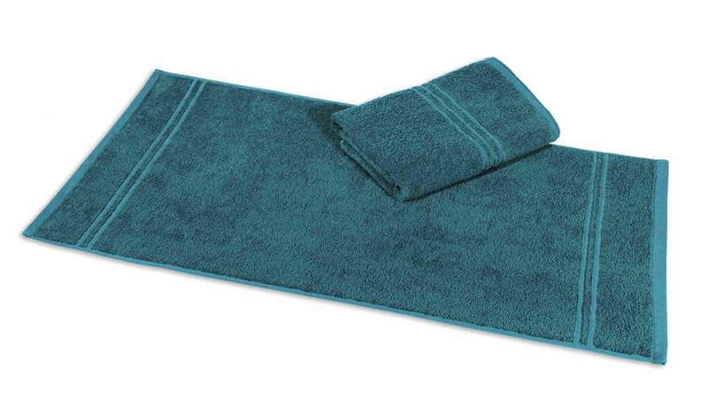 Duschtuch Rio 70x140cm  - 450 g/m² petrol, 100%BW