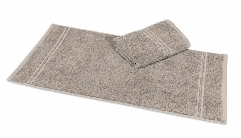 Duschtuch Rio 70x140cm  - 450 g/m² stein, 100%BW