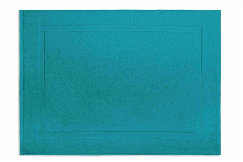 Badvorleger 50x70cm - 600 g/qm² petrol, 100%BW