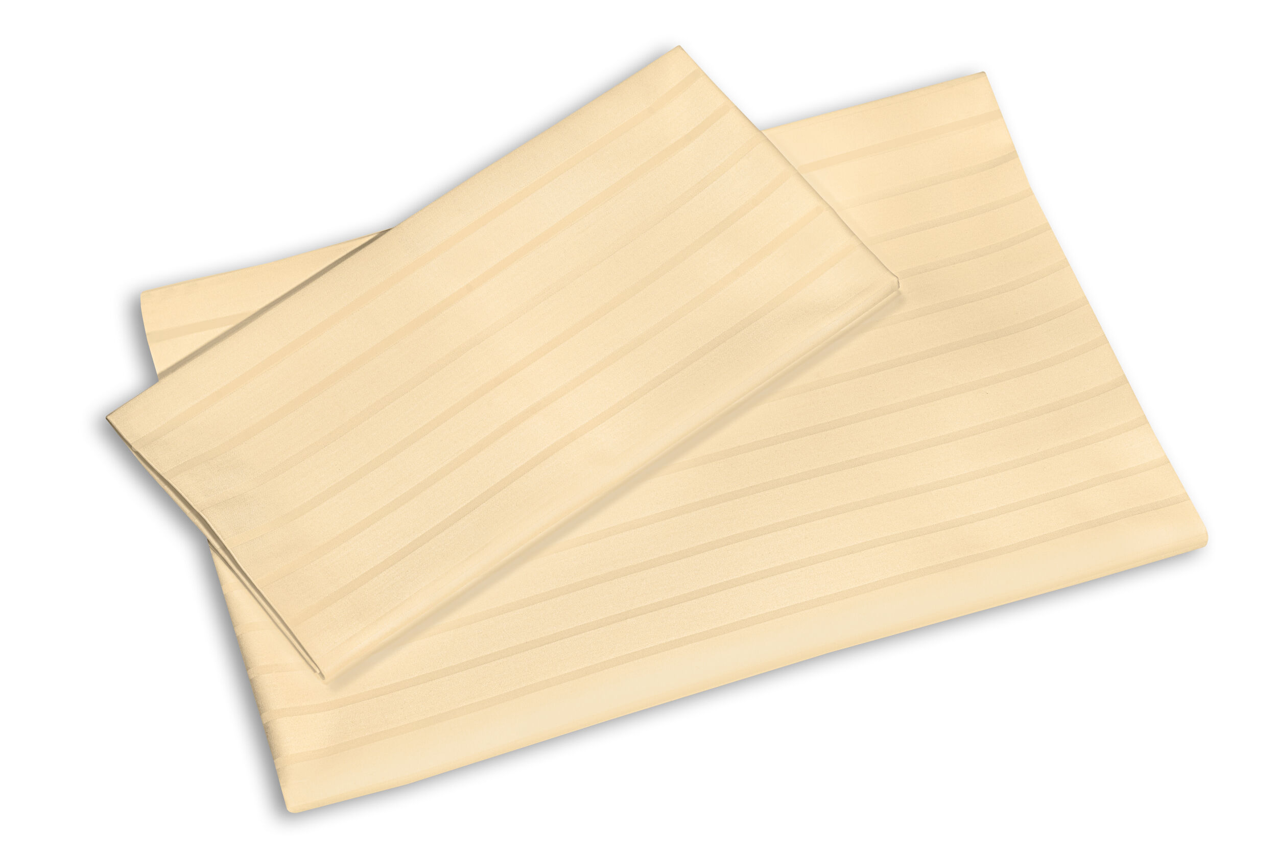 Capri - 6/24mm Wechselstreifen Kissenbezug 80 x 80 cm champagner