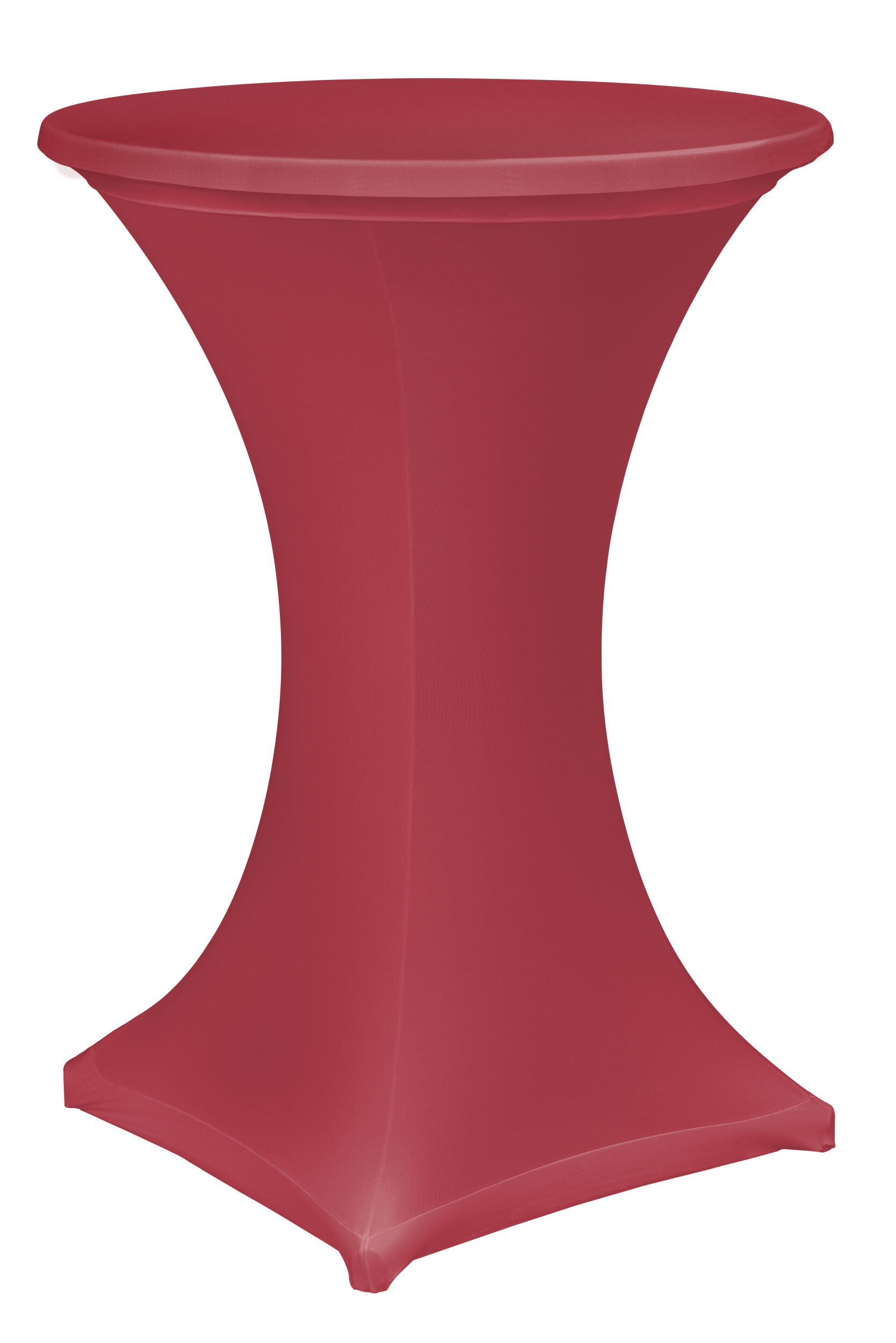 Stehtischhusse Nizza stretch 80-85 cm bordeaux