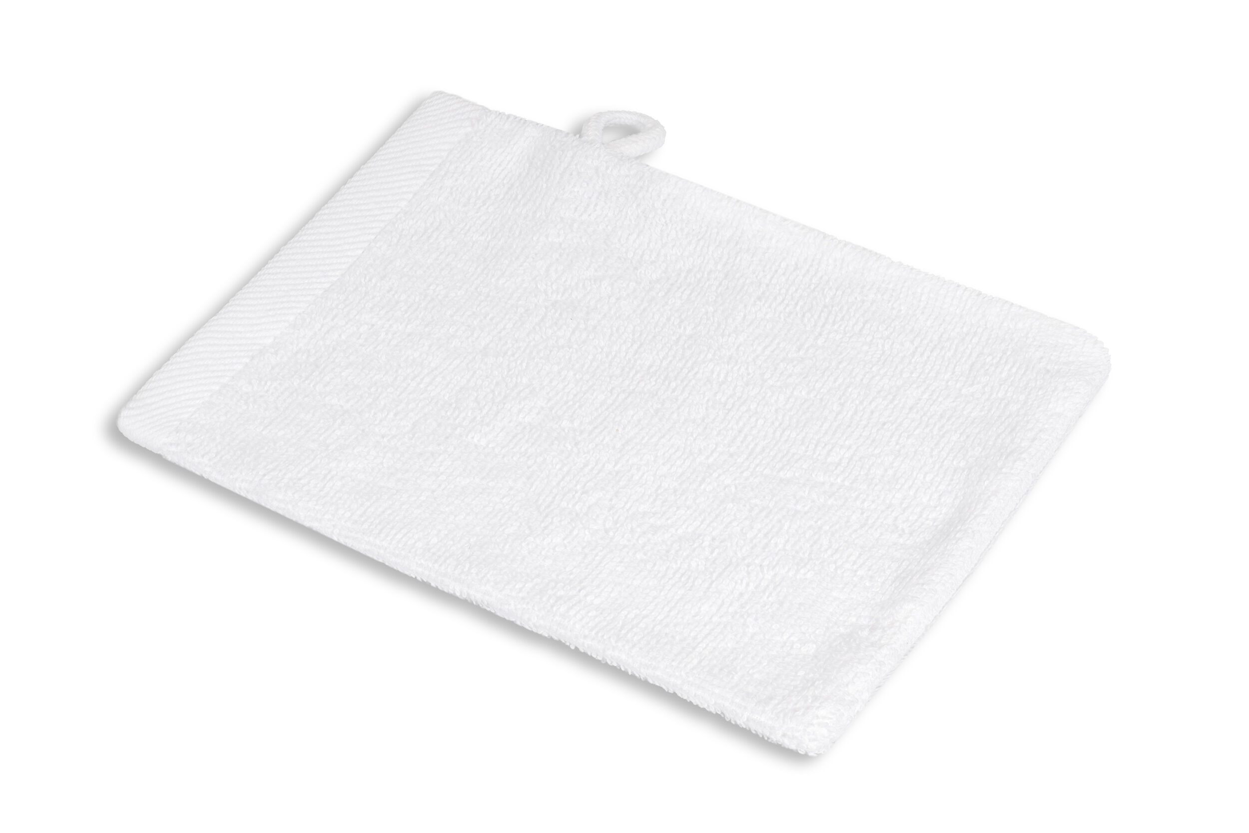 Waschhandschuh weiß 16 x 21 cm