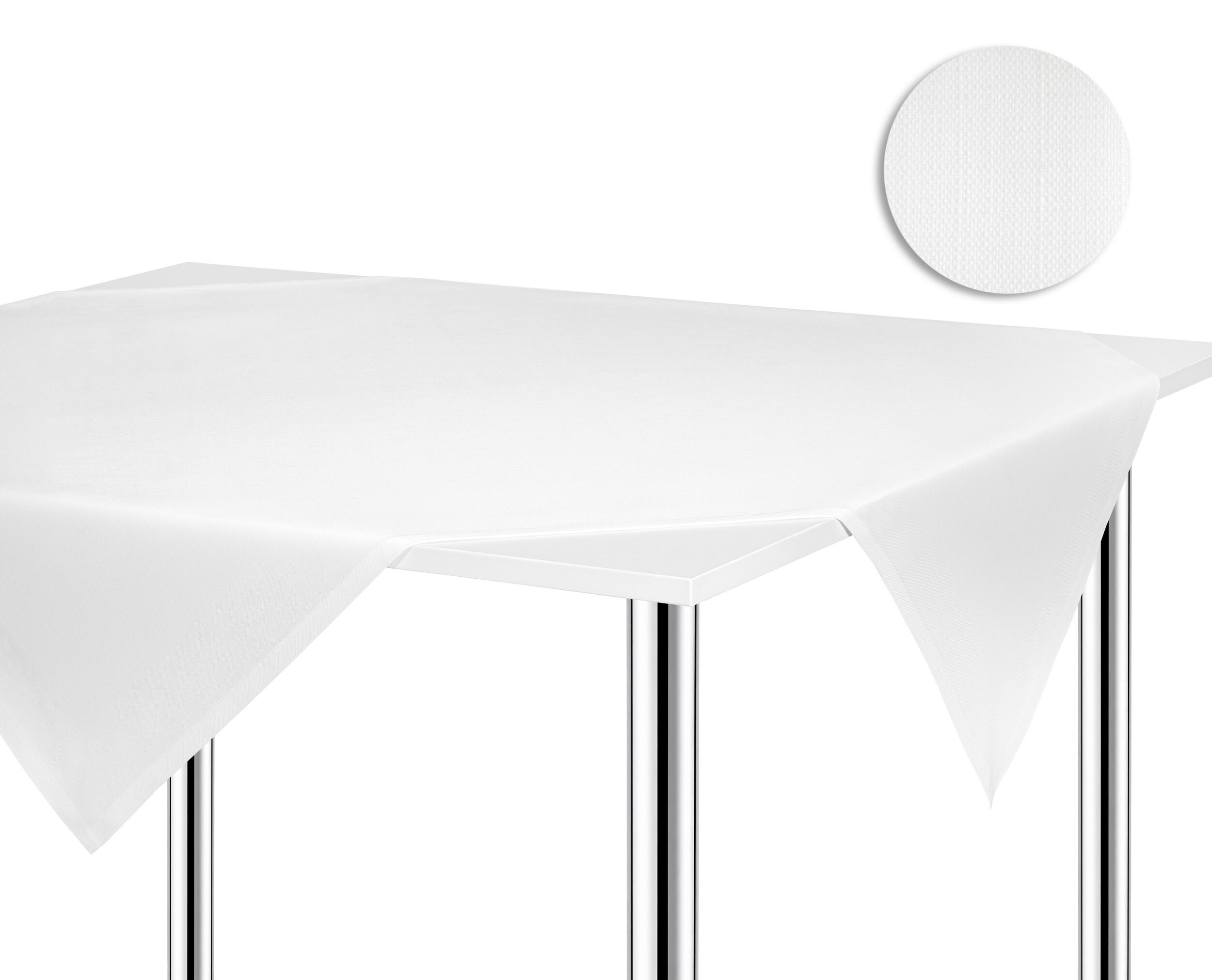 RIVA - Deckserviette 100x100cm weiß